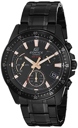 Casio Edifice Analog Black Dial Men's Watch-EFV-540DC-1BVUDF (EX415)