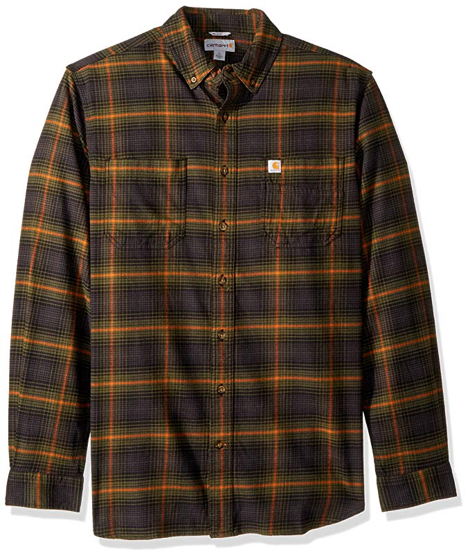 Carhartt Men's Big & Tall Rugged Flex Hamilton Plaid Shirt