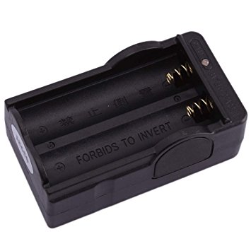 hossen 110v~240v Battery Charger for 18650 Rechargeable Battery Black