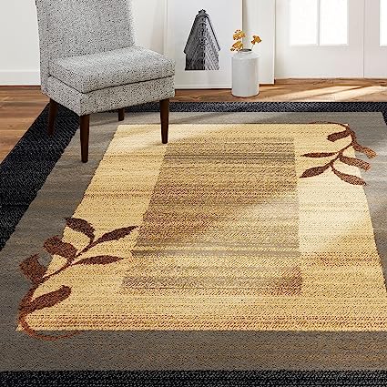 Home Dynamix Royalty Clover Modern Contemporary Area Rug, Black/Blue, 9'2"x12'6" Rectangle