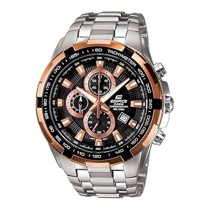 Casio Edifice Analog Black Dial Men EF-539D-1A5VDF ( ED368 )