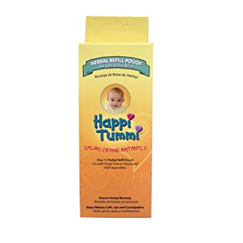 Happi Tummi Herbal Refill Pack - Relief for Infants and Babies with Colic, Gas, and Upset Tummies (1 Pack)