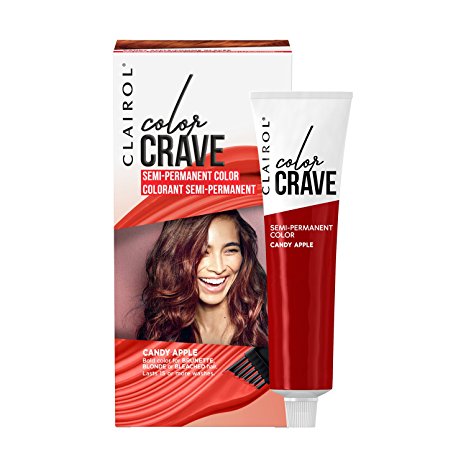 Clairol Color Crave Hair Color, 10 Grams, Candy Apple