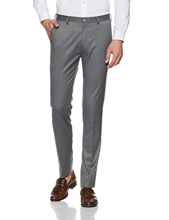 Arrow New York Men's Pleat-Front Formal Trousers