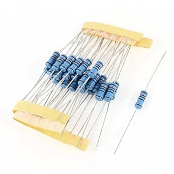 uxcell 30 Pcs 1 Watt 120 Ohm Resistance Metal Oxide Film Resistor Axial Lead