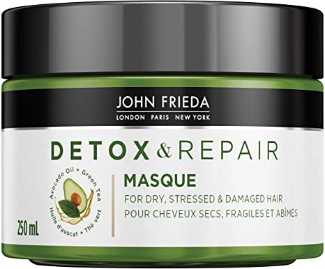 JOHN FRIEDA Detox & Repair Masque, for Dry, stressed hair, 250 Milliliters