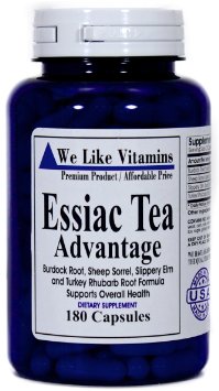 Essiac Tea Advantage 180 Capsules 900mg Best Value Herbal Supplement and Immune Booster with Essiac Tea Capsules