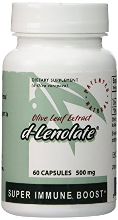 d-Lenolate Olive Leaf Extract (500mg - 60 Caps) by East Park Research