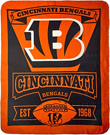 NFL Marque Printed Fleece Throw