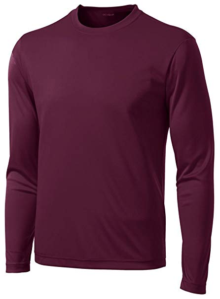 DRI-EQUIP Long Sleeve Moisture Wicking Athletic Shirts