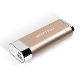 Oripow 2nd Gen Spark Torch 6400mAh Portable Charger External Battery Power Bank with LED Torch and SOS Flashlight for iPhone 6 Plus 5S 4S 4 iPad Mini 3 Air 2 Samsung Galaxy S6 S5 Note 4 3 HTC ONE M9 Nexus More Phones and Tablets Gold