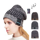 Bluetooth Hat Oenbopo Smart Bluetooth Music Wool Knit Hat Wireless Handsfree Headphone Speaker Mic Phone Calling Answer for Iphone6 6s Samsung HTC LG Phones And Tablet