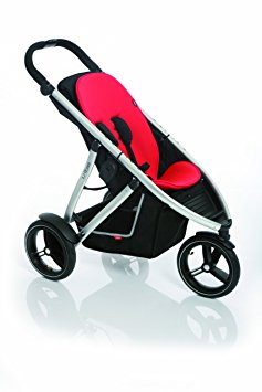 Phil and Ted's Vibe Baby Stroller in Black and Red