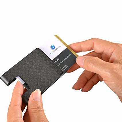 Carbon Fiber Money Clip-CL CARBONLIFE Business Card Holder RFID Protector Credit Card Holder Wallet Clips For Men