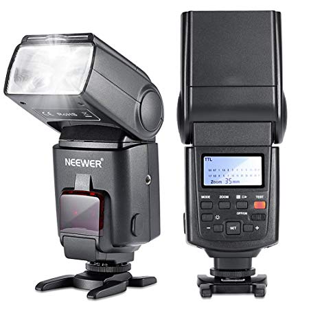 Neewer NW680/TT680 Speedlite Flash E TTL Camera Flash *High-Speed Sync* for Canon 5D MARK 2 6D 7D 70D 60D 50DT3I T2I and other CANON DSLR Cameras