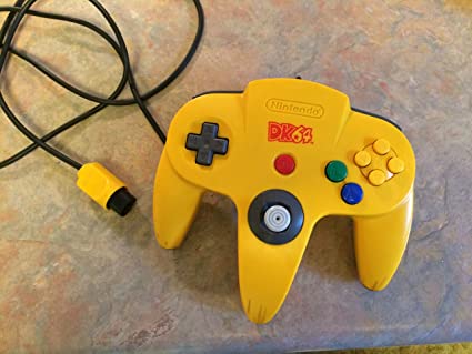 Nintendo 64 DK64 Banana Yellow Controller Limited Edition RARE!!