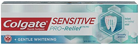 Colgate Sensitive Pro-Relief   Gentle Whitening Toothpaste, 75mL