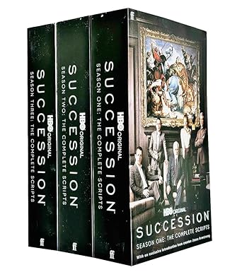 The Complete Scripts Succession Season 1-3 Books Collection Set By Jesse Armstrong