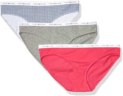 Tommy Hilfiger Women's Cotton Bikini Underwear Panty, 3 Pack