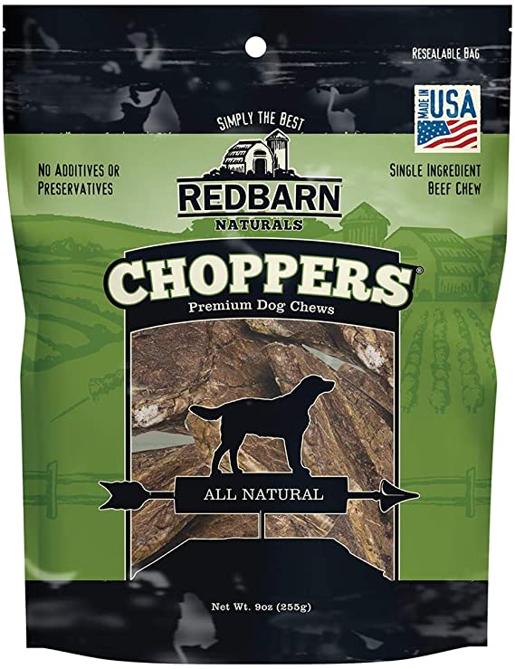 Redbarn Beef Lung Choppers Dog Chew | All-Natural high-Protein Low-Fat Grain-Free, Highly Palatable Treats sourced from Grass-Fed Cattle (1-Count)