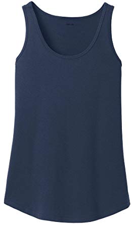 Ladies 100% Cotton Tank Tops in Ladies Sizes: XS-4XL