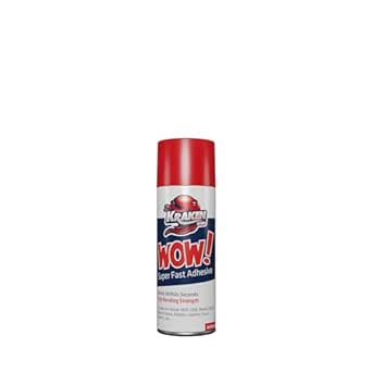 Kraken Bond Wow! CA Glue Accelerator Spray (1x16.90 fl. oz.) - NOT Spray Adhesive, 1 Pack