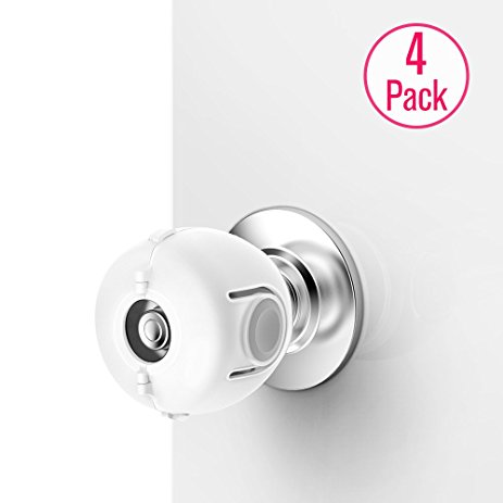 Eudemon Baby Safety Door Knob Covers Door Knob Locks (4 Pack)