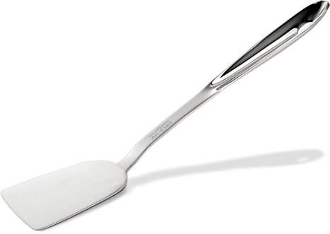 All-Clad T106 Stainless Steel Small Turner Kitchen Tool, 13-Inch, Silver