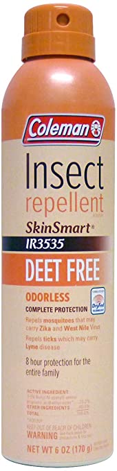 Coleman SkinSmart DEET Free Insect Repellent Spray - 6 oz Can