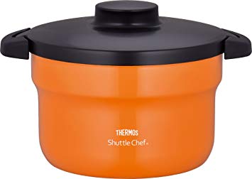 THERMOS Vacuum Warm Cooker "Shuttle Chef" KBJ-3000 OR (Orange)【Japan Domestic genuine products】