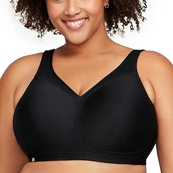 Glamorise womens Magiclift Seamless Sports Bra Wirefree #1006