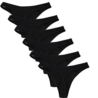 Women Sexy Cotton Thongs Intimates Briefs Tangas Ladies Panties Mulit Pack Size:5-10