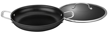 Cuisinart DSA25-30D Dishwasher Safe Hard-Anodized 12-Inch Everyday Pan with Glass Cover