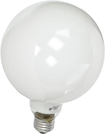 GE 36191 40-Watt 395-Lumen G40 Globe Bulb, Soft White