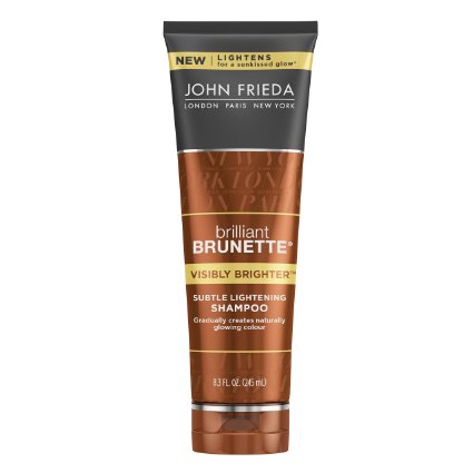 John Frieda Brilliant Brunette Visibly Brighter Subtle Lightening Shampoo, 8.3 Fluid Ounce