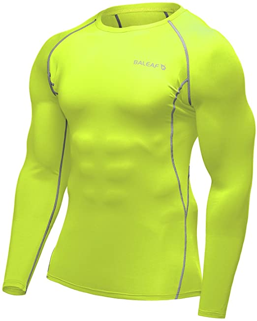 BALEAF Men's Cool Dry Skin Fit Long Sleeve Compression Shirt