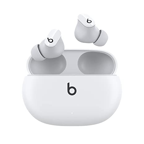 Beats Studio Buds – True Wireless Noise Cancelling Earbuds – IPX4 Rating, Sweat Resistant Earphones, Compatible with Apple & Android, Class 1 Bluetooth, Built-in Microphone – White