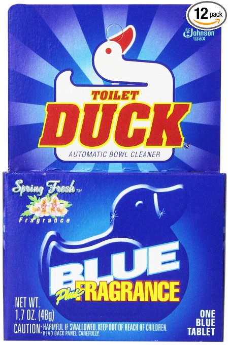 Toilet Duck Automatic Blue Single Tablet 17 oz Pack of 12