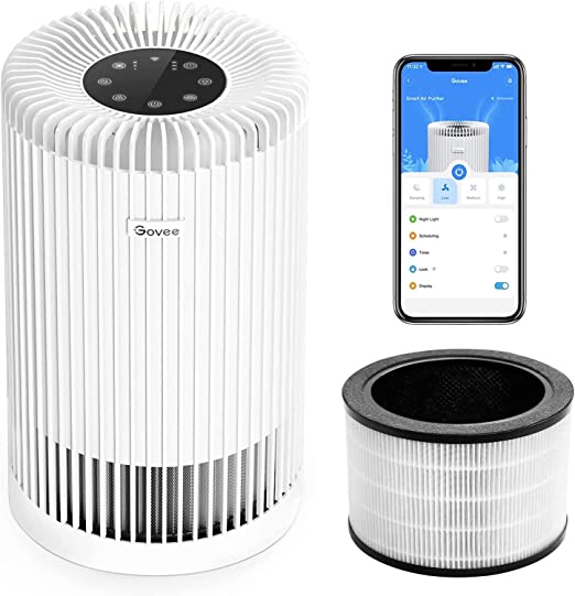 Govee Smart Air Purifiers bundle with Replacement Filter for H7121