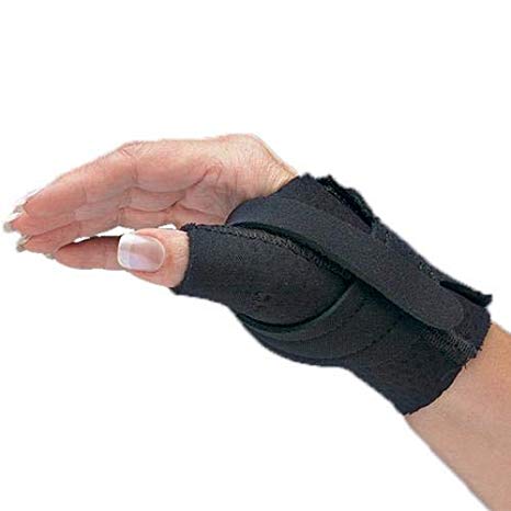 Comfort Cool Thumb CMC Restriction Splint, Provides Direct Support for The Thumb CMC Joint While Allowing Full Finger Function, Right Hand, Small Plus