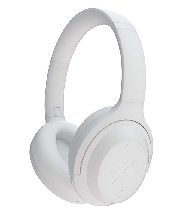 Kygo Life A11/800 | Over-Ear Bluetooth Active Noise Canceling Headphones, aptX and AAC Codecs, Built-in Microphone, Memory Foam Ear Cushions, 40 hours Playback, Kygo Sound App, Pro Line (White)