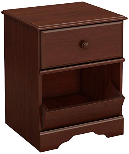 South Shore Little Treasures 1-Drawer Night Stand, Royal Cherry