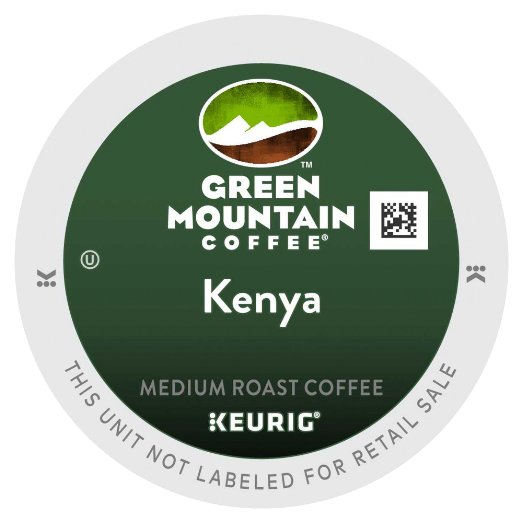 Green Mountain Coffee Kenya (formerly known as Kenyan AA), K-Cup Portion Pack for Keurig Brewers 24-Count (Pack of 4) - Packaging May Vary