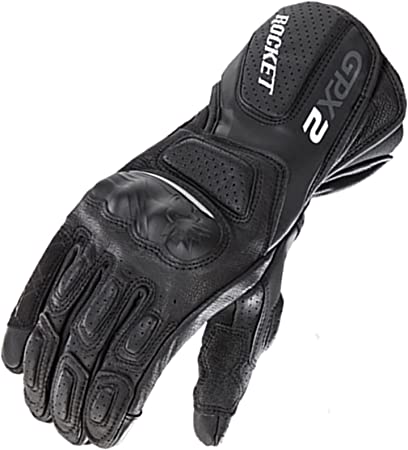 Joe Rocket GPX 2.0 Men's Street Motorcycle Gloves - Black/Black/Large