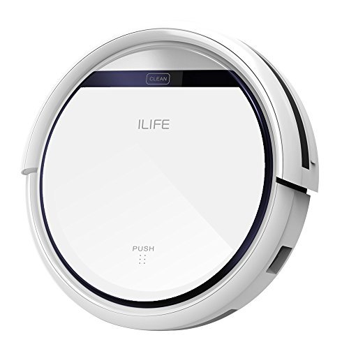 ILIFE V3s Robotic Vacuum Cleaner for Pets and Allergies Home, Pearl White by ILIFE