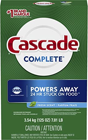 Cascade Dishwasher Detergent Powder, Complete Fresh Scent, 3.54KG