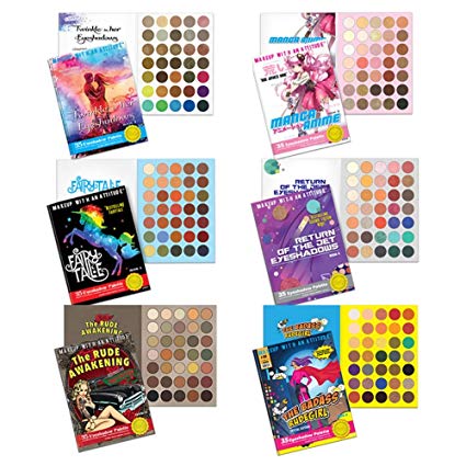 (3 Pack) RUDE? Book Series 6 Eyeshadow Palettes Bundle