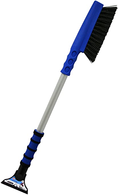 Hopkins 996-35 Mallory Maxx 35" Snow Brush with Foam Grip and Clear Aluminum Handle (Colors may vary)