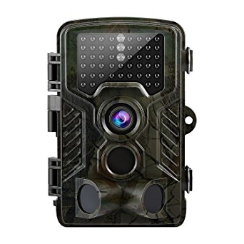 Elepawl Trail Game Camera, 12MP Wildlife Motion Activated Hunting Camera Cam with Infrared Night Version, 2.4’’ LCD Screen,46pcs IR LEDs, IP56 Waterproof design for Animal/Event Observation Surveillance (H801-Green)