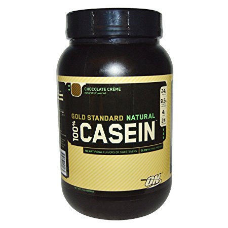 Optimum Nutrition Gold Standard Natural 100% Casein - Chocolate Creme - 2 lb